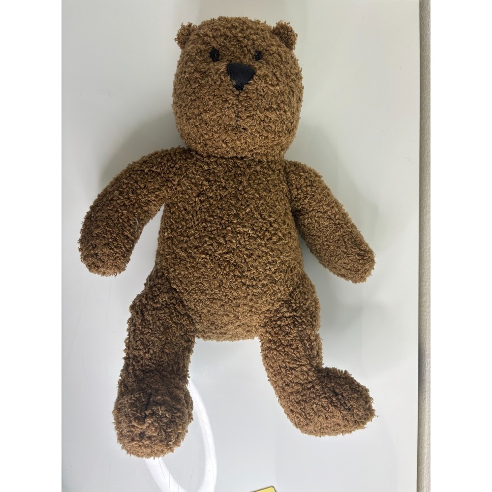 Vintage Baby Gap Teddy Bear Plush Brown Curly Brannan 14" Stuffed Animal Toy - Picture 3 of 6